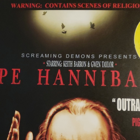 Too Fast Pope Hannibal Lecter Anthony Hopkins 3 DVD 11"x17" Tattoo Art Print - Picture 7 of 8